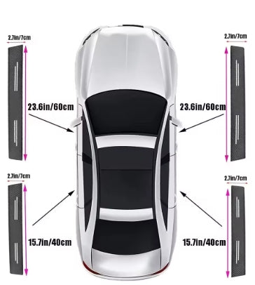 Autocollants de protection de seuil de porte Mazda 4pièces