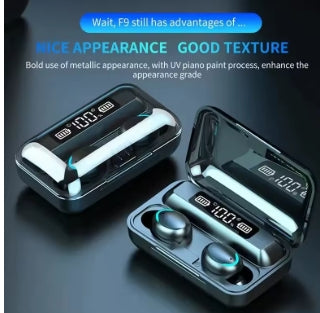 Écouteurs Bluetooth étanches sans fil F9