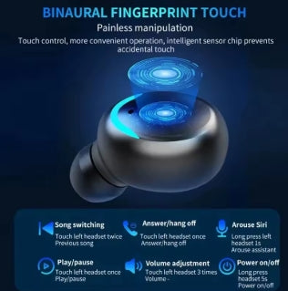 Écouteurs Bluetooth étanches sans fil F9