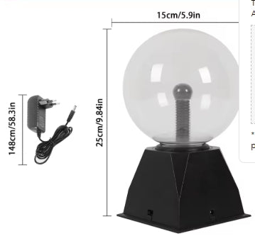 boule de Plasma en cristal magique lampe tactile