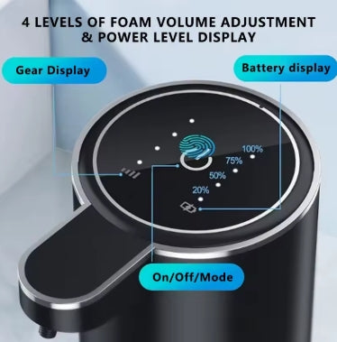 Nouveau distributeur de savon capteur sans contact lavage intelligent , distributeur de savon moussant