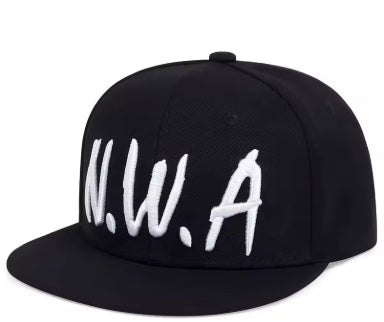 casquette unisexes avec lettres NWA brodées