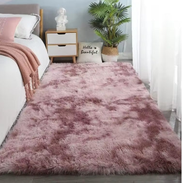 Tapis pour salon, en peluche, pour chambre à coucher