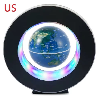 Globe LED rotatif magnétique flottant