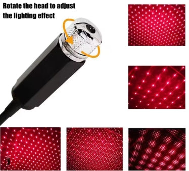 Veilleuse étoile de toit de voiture à LED