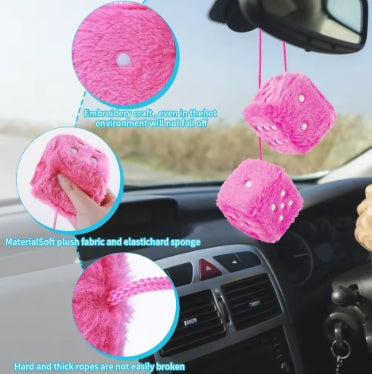 Dés flous pour miroir de voiture