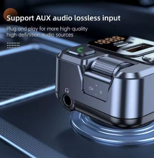 Bluetooth, mains libres, AUX, voiture