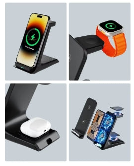Support de chargeur sans fil 3 en 1