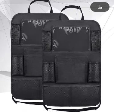 Pochettes de rangement pour dossier de siège de voiture