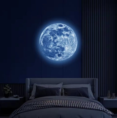 Autocollant cent, Brille Mural 3D en PVC, Fluoresdans la Nuit, pour la Maison, Chambre d'Enfant, Décoration Murale