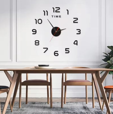 Metall Moderne 3D Horloge Murale Acrylique